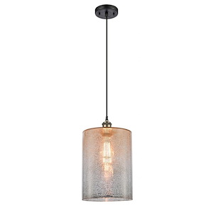 Cobbleskill - 1 Light Cord Hung Mini Pendant In Industrial Style-14 Inches Tall and 9 Inches Wide