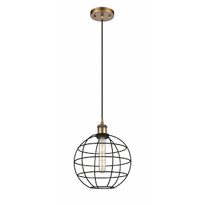 Lake Placid - 1 Light Pendant In Industrial Style-13.38 Inches Tall and 9.5 Inches Wide