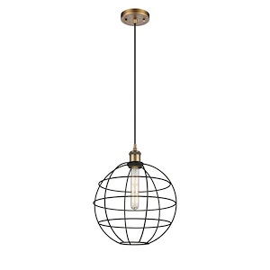 Lake Placid - 1 Light Pendant In Industrial Style-14.88 Inches Tall and 12 Inches Wide - 1291992