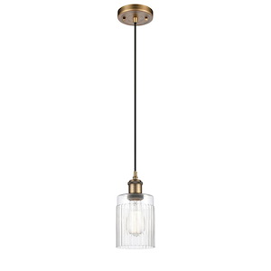 Hadley - 1 Light Cord Hung Mini Pendant-9 Inch Tall and 4.5 Inch Wide - 1289460