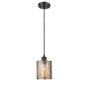 Cobbleskill - 100W 1 LED Cord hung Mini Pendant-9 Inch Tall and 5 Inch Wide - 1424730