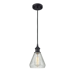 Ballston - 1 Light Conesus Mini Pendant In IndustrialStyle-10 Inches Tall and 6 Inches Wide - 1266246