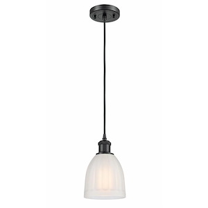 Ballston - 1 Light Brookfield Mini Pendant In Art NouveauStyle-8 Inches Tall and 5.75 Inches Wide