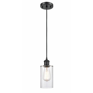 Ballston - 1 Light Clymer Mini Pendant In Art NouveauStyle-10 Inches Tall and 3.88 Inches Wide - 1266250