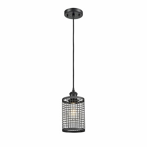 Nestbrook - 1 Light Pendant In Industrial Style-10.38 Inches Tall and 4.75 Inches Wide
