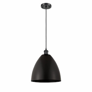 Metal Bristol - 1 Light Mini Pendant In Industrial Style-14.75 Inches Tall and 12 Inches Wide - 1297726