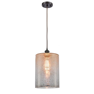 Cobbleskill - 1 Light Cord Hung Mini Pendant In Industrial Style-14 Inches Tall and 9 Inches Wide