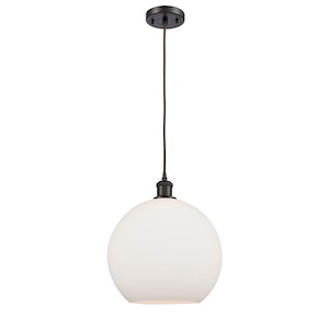 Athens - 1 Light Mini Pendant In Industrial Style-16.38 Inches Tall and 11.75 Inches Wide - 1297633