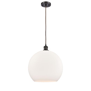 Athens - 1 Light Pendant In Industrial Style-18.38 Inches Tall and 13.75 Inches Wide
