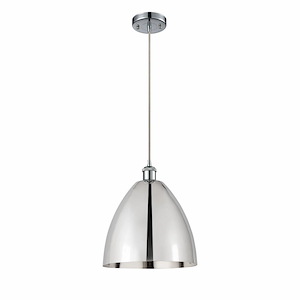 Metal Bristol - 1 Light Mini Pendant In Industrial Style-14.75 Inches Tall and 12 Inches Wide - 1297726