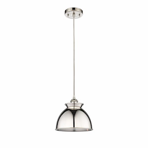 Adirondack - 1 Light Cord Hung Mini Pendant In Industrial Style-10 Inches Tall and 8.13 Inches Wide