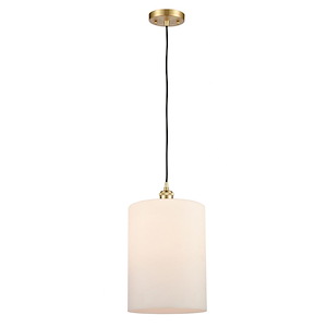 Cobbleskill - 1 Light Cord Hung Mini Pendant In Industrial Style-14 Inches Tall and 9 Inches Wide - 1289501