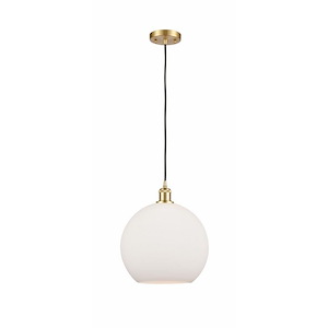 Athens - 1 Light Mini Pendant In Industrial Style-16.38 Inches Tall and 11.75 Inches Wide - 1297633