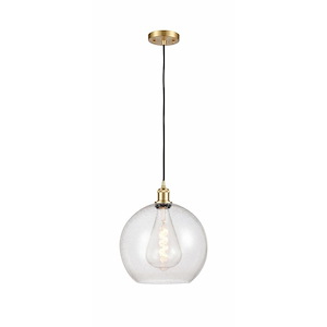 Athens - 1 Light Mini Pendant In Industrial Style-16.38 Inches Tall and 11.75 Inches Wide