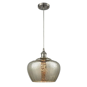 Fenton - 100W 1 LED Cord Hung Mini Pendant-10.75 Inch Tall and 11 Inch Wide - 1424747