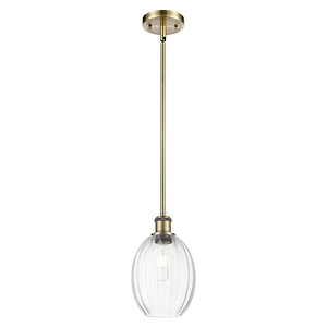 Preston - 1 Light Ballston Stem Hung Mini Pendant-10.25 Inch Tall and 6.25 Inch Wide - 1387664