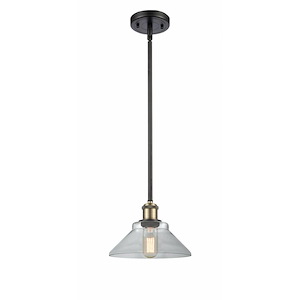 Orwell - 1 Light Stem Hung Mini Pendant In Industrial Style-8 Inches Tall and 8.38 Inches Wide