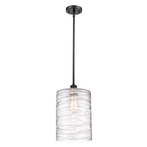 Cobbleskill - 100W 1 LED Mini Pendant-15 Inch Tall and 9 Inch Wide - 1424885