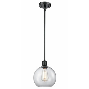 Ballston - 1 Light Athens Mini Pendant In IndustrialStyle-10 Inches Tall and 8 Inches Wide - 1266280
