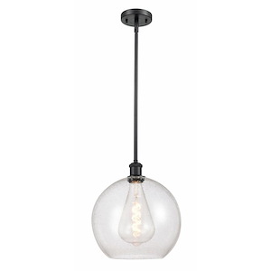 Athens - 1 Light Mini Pendant In Industrial Style-14.38 Inches Tall and 11.75 Inches Wide - 1289534