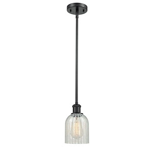 Caledonia - 1 Light Mini Pendant-9 Inch Tall and 5 Inch Wide - 1289488