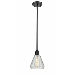 Conesus - 1 Light Mini Pendant In Industrial Style-10 Inches Tall and 6 Inches Wide - 1289530