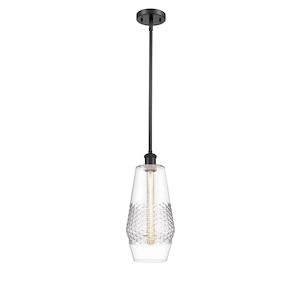 Windham - 5W 1 LED Mini Pendant In Industrial Style-16.5 Inches Tall and 7 Inches Wide - 1297699