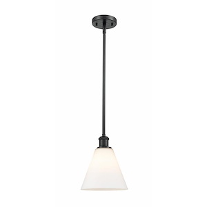 Berkshire - 1 Light Mini Pendant In Industrial Style-9.75 Inches Tall and 8 Inches Wide - 1289490