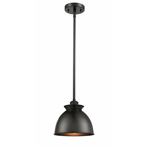 Ballston - 1 Light Adirondack Mini Pendant In IndustrialStyle-10 Inches Tall and 8.13 Inches Wide - 1266252