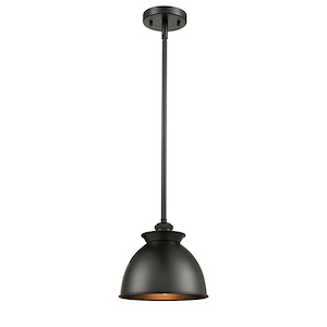 Adirondack - 100W 1 LED Mini Pendant-8.5 Inch Tall and 8.25 Inch Wide - 1424971