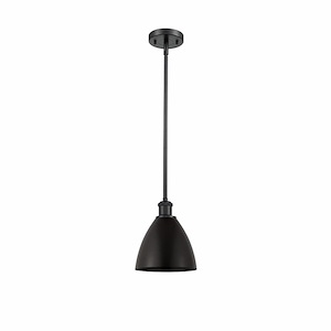 Metal Bristol - 1 Light Pendant In Industrial Style-9.25 Inches Tall and 7.5 Inches Wide - 1297636
