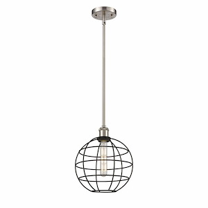 Lake Placid - 1 Light Stem Hung Pendant In Industrial Style-12.5 Inches Tall and 10 Inches Wide - 1316766