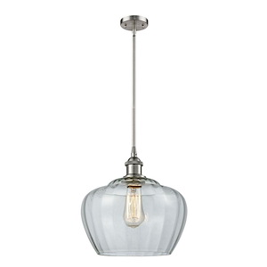 Fenton - 100W 1 LED Mini Pendant-10.75 Inch Tall and 11 Inch Wide - 1424999