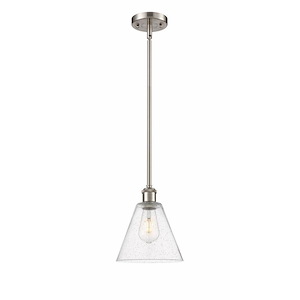 Berkshire - 1 Light Mini Pendant In Industrial Style-9.75 Inches Tall and 8 Inches Wide - 1289490