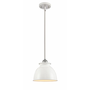 Adirondack - 1 Light Mini Pendant In Industrial Style-10 Inches Tall and 8.13 Inches Wide