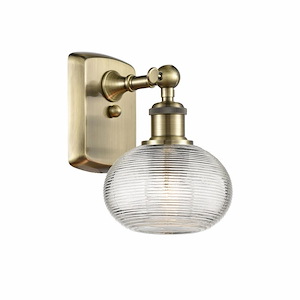 Ithaca - 1 Light Wall Sconce In Industrial Style-8 Inches Tall and 6 Inches Wide - 1330072