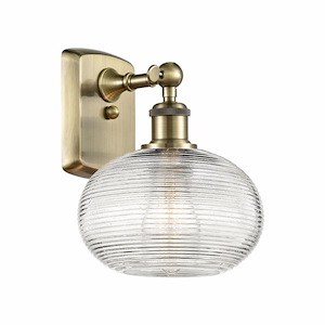 Ithaca - 1 Light Wall Sconce In Industrial Style-9.25 Inches Tall and 8 Inches Wide - 1330058
