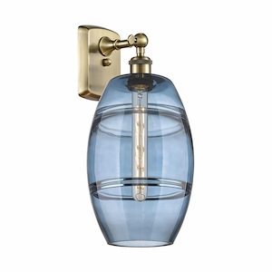 Vaz - 1 Light Wall Sconce In Industrial Style-10.88 Inches Tall and 8 Inches Wide - 1330077