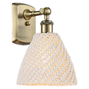 Bristol Natural - 1 Light Wall Sconce-10.5 Inch Tall and 7.5 Inch Wide - 1387702