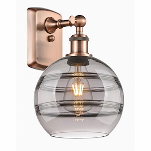 Rochester - 1 Light Wall Sconce In Industrial Style-10.88 Inches Tall and 8 Inches Wide - 1330076