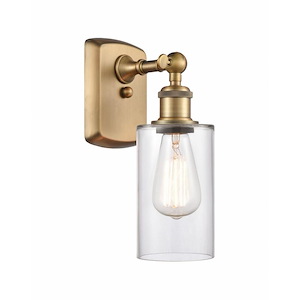 Clymer - 1 Light Wall Sconce In Art Deco Style-12 Inches Tall and 3.88 Inches Wide - 1289618