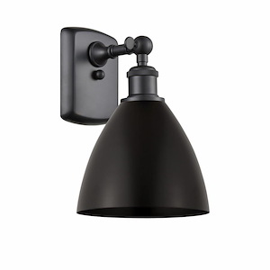 Metal Bristol - 1 Light Wall Sconce In Industrial Style-10.75 Inches Tall and 7.5 Inches Wide - 1297709