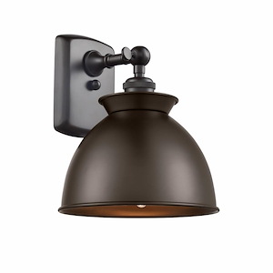 Adirondack - 1 Light Wall Sconce In Industrial Style-12 Inches Tall and 8.13 Inches Wide