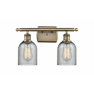 Caledonia - 2 Light Bath Vanity In Industrial Style-12 Inches Tall and 16 Inches Wide