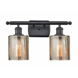 Cobbleskill - 2 Light Bath Vanity In Industrial Style-9 Inches Tall and 16 Inches Wide