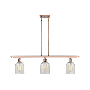 Caledonia - 3 Light Stem Hung Island-9.5 Inch Tall and 36 Inch Wide - 1289589