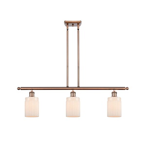 Hadley - 100W 3 LED Stem Hung Island-9.5 Inch Tall and 36 Inch Wide - 1425656