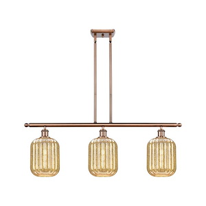 Preston - 3 Light Stem Hung Island-12 Inch Tall and 36 Inch Wide - 1387670