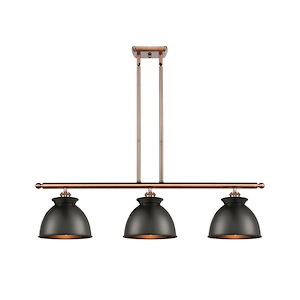 Adirondack - 100W 3 LED Stem Hung Island-9 Inch Tall and 36 Inch Wide - 1425642