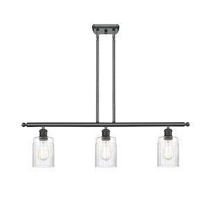 Hadley - 3 Light Stem Hung Island-9.5 Inch Tall and 36 Inch Wide - 1425589